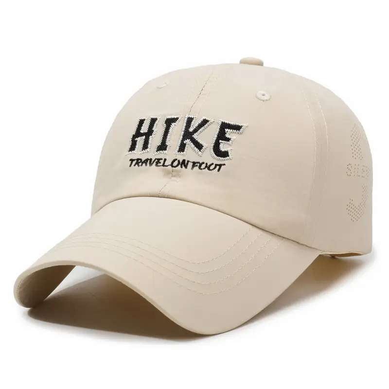 White HIKE Travelon Foot Baseball Cap for Men Women - Image 4