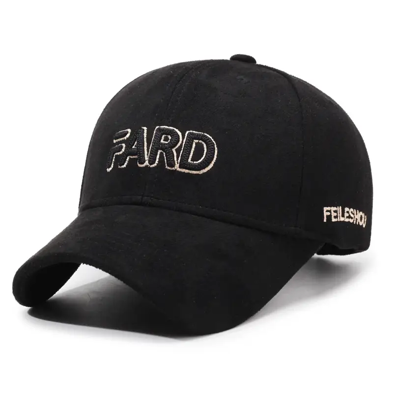Women's Orange Embroidered Baseball Cap FARD - Image 11