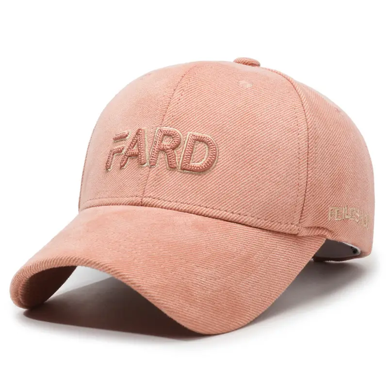 Women's Orange Embroidered Baseball Cap FARD - Image 2