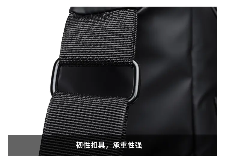 Large Capacity Grey Crossbody Backpack for Business & Travel — feature 15