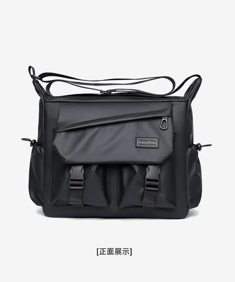 Large Capacity Grey Crossbody Backpack for Business & Travel — feature 22
