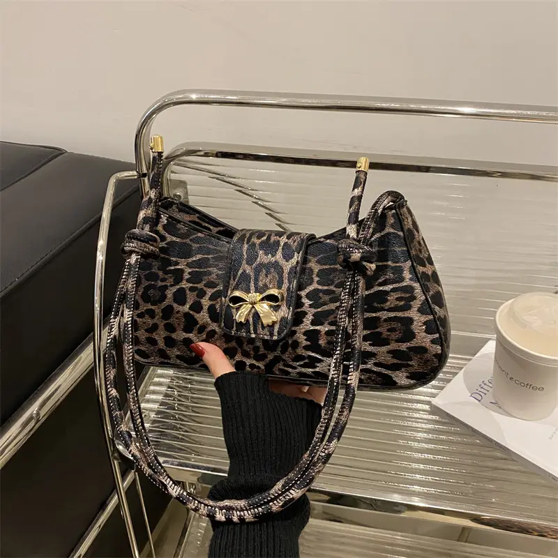 Leopard Print Shoulder Crossbody Bag Women 2024 - Image 5