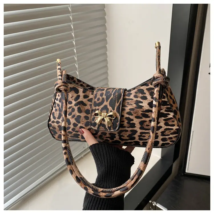 Leopard Print Shoulder Crossbody Bag Women 2024 - Image 2