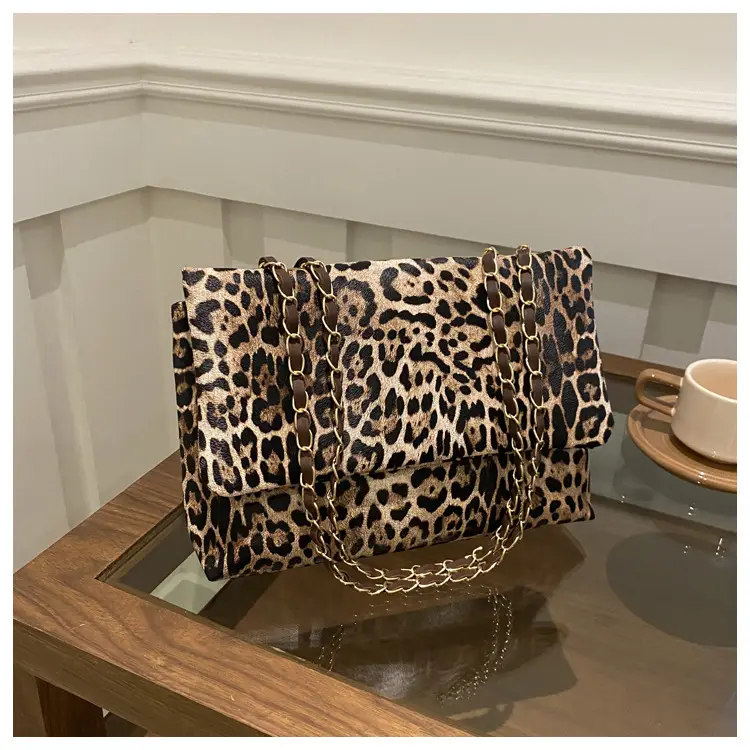 Leopard Print Chain Bag for Women 2024 New Fashion — feature 14