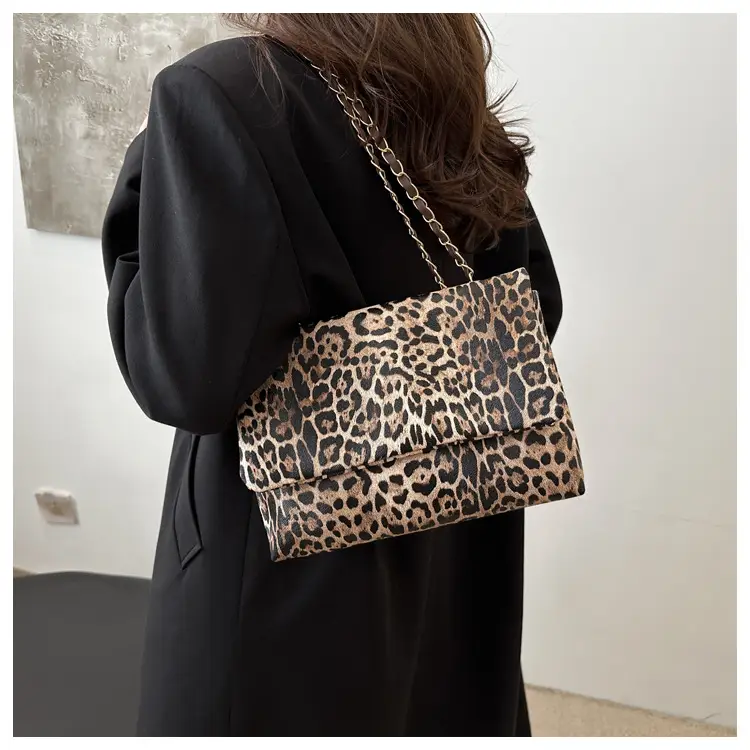Leopard Print Chain Bag for Women 2024 New Fashion — feature 16