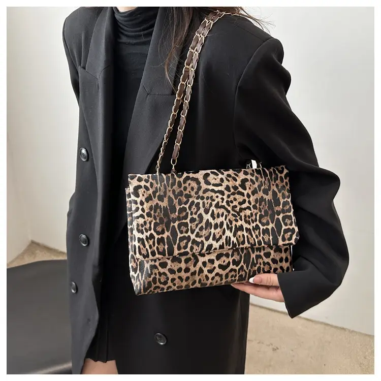 Leopard Print Chain Bag for Women 2024 New Fashion — feature 17