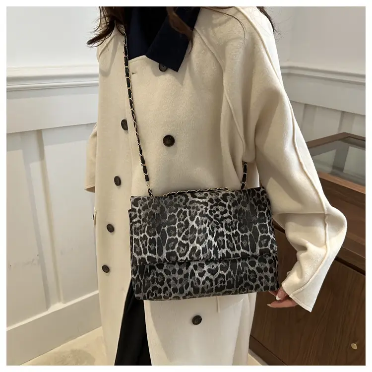 Leopard Print Chain Bag for Women 2024 New Fashion — feature 19
