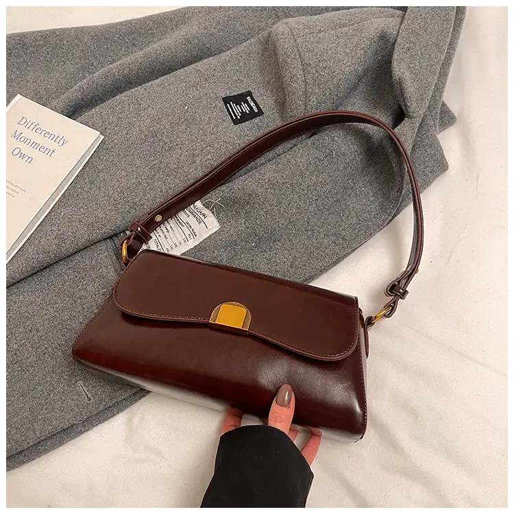 Women's Maillard Shoulder Bag Small Square Design — feature 23