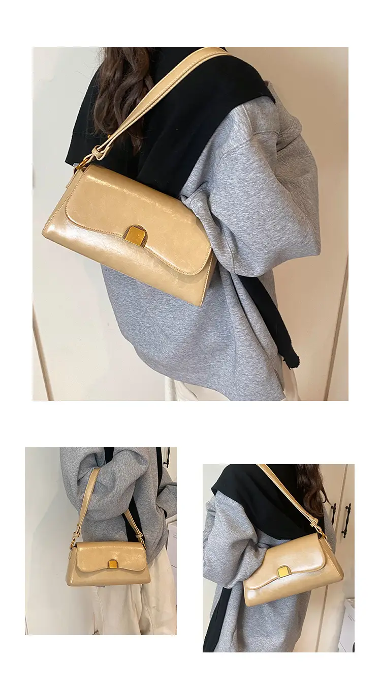 Women's Maillard Shoulder Bag Small Square Design — feature 5