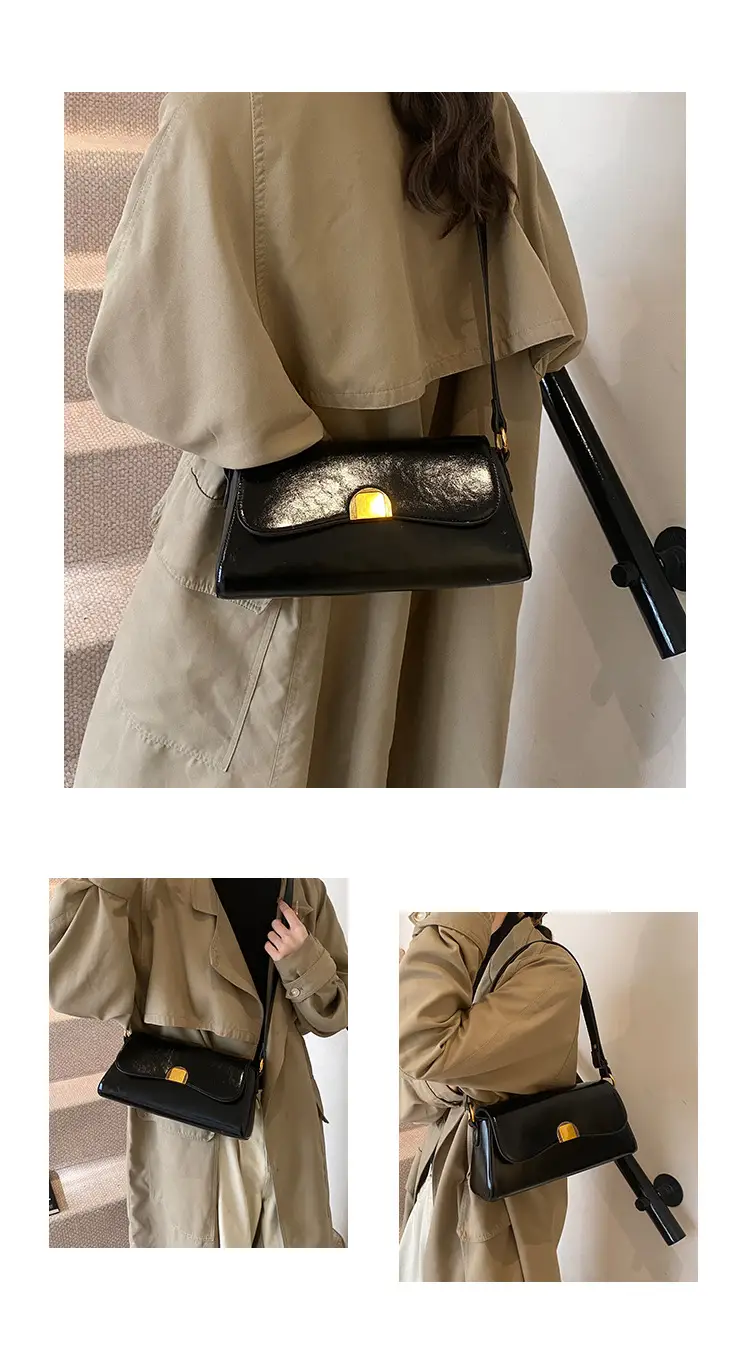 Women's Maillard Shoulder Bag Small Square Design — feature 7