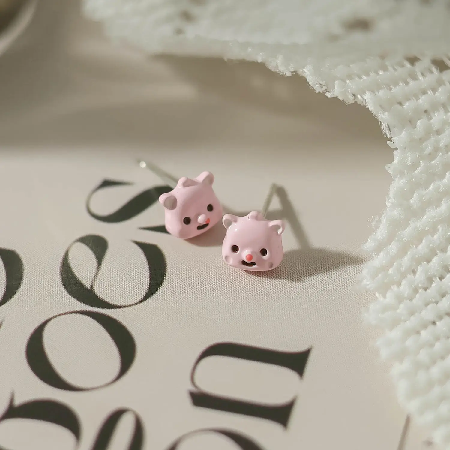 Small Animal Earrings Autumn Winter Cartoon Design Wholesale — feature 2