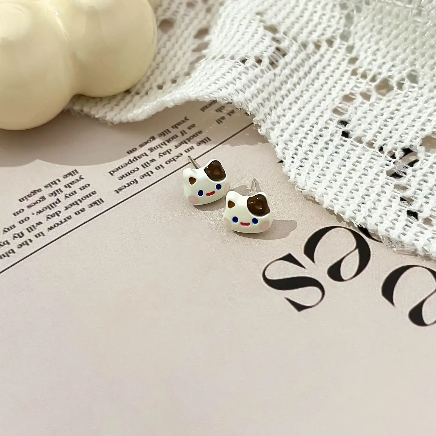 Small Animal Earrings Autumn Winter Cartoon Design Wholesale — feature 33