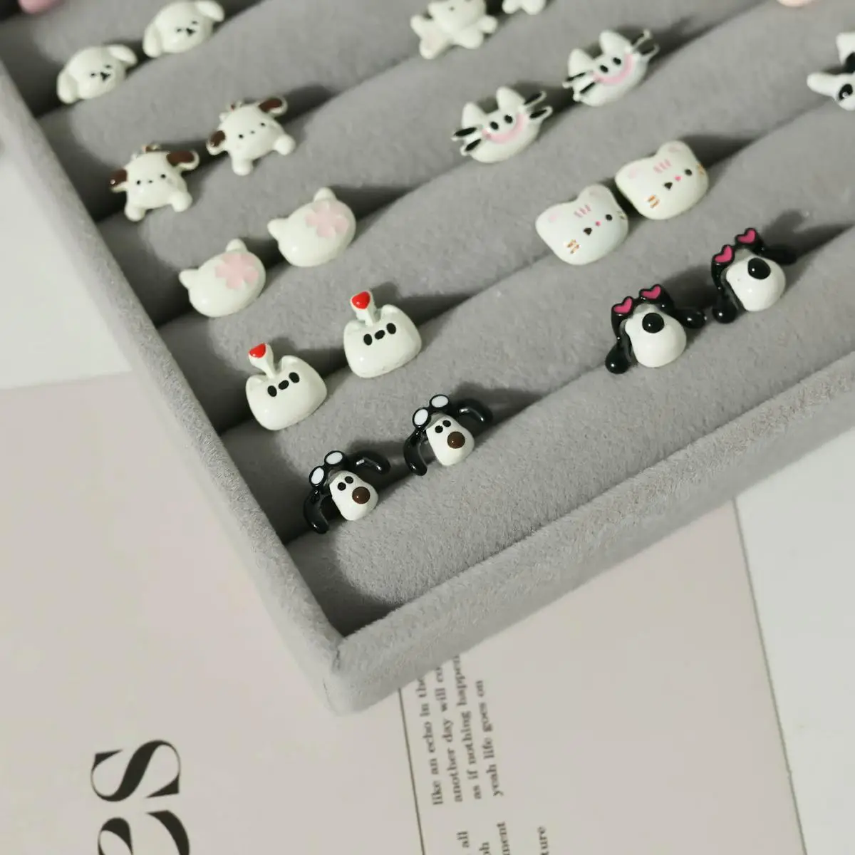 Small Animal Earrings Autumn Winter Cartoon Design Wholesale — feature 40