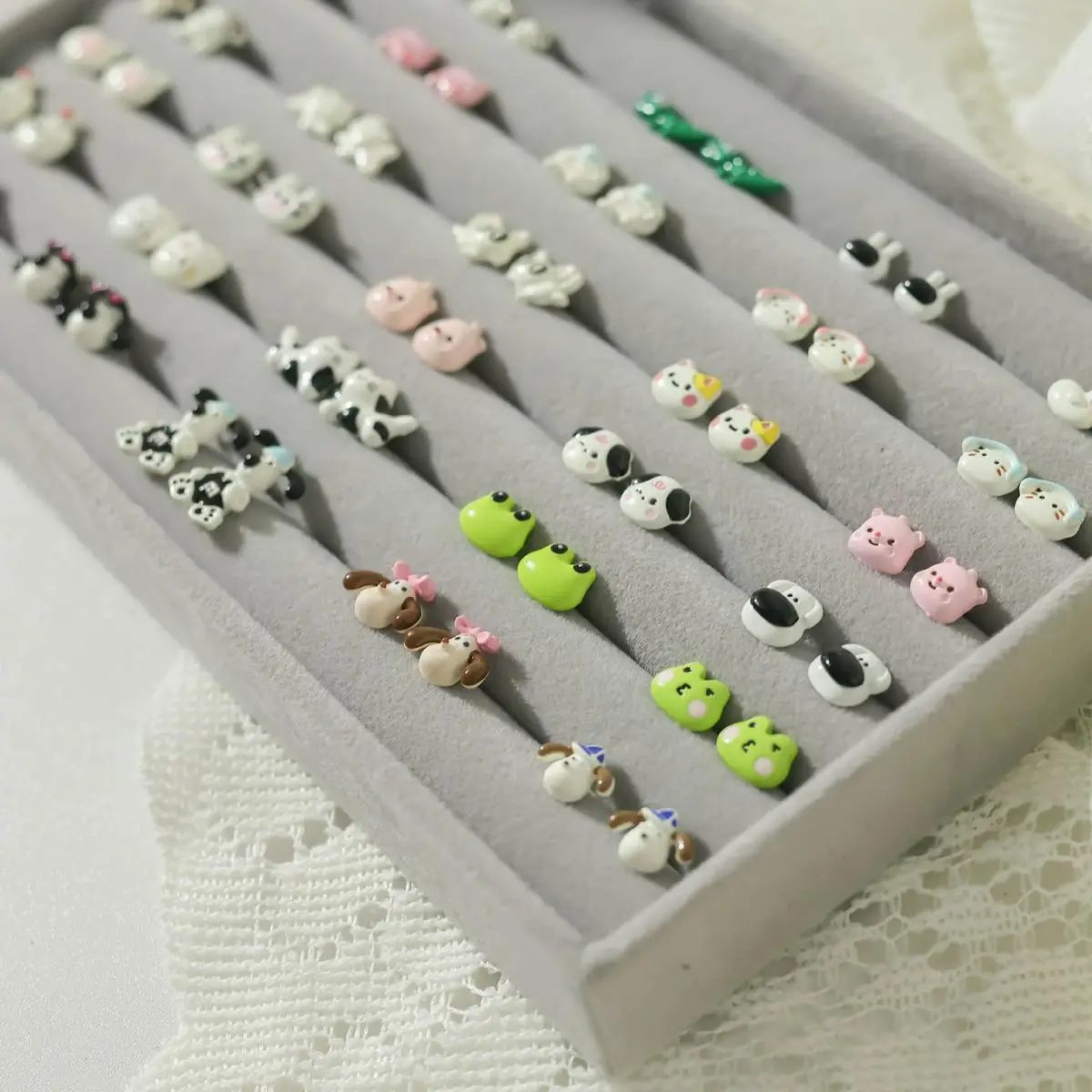 Small Animal Earrings Autumn Winter Cartoon Design Wholesale — feature 41