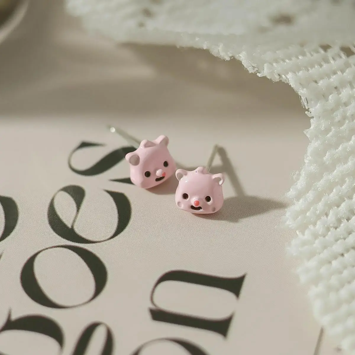Small Animal Earrings Autumn Winter Cartoon Design Wholesale — feature 45