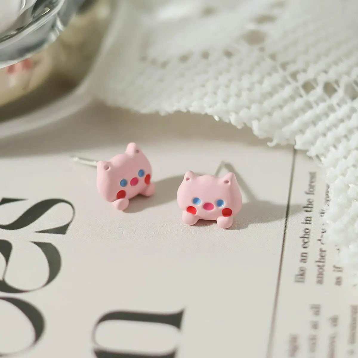 Small Animal Earrings Autumn Winter Cartoon Design Wholesale — feature 49