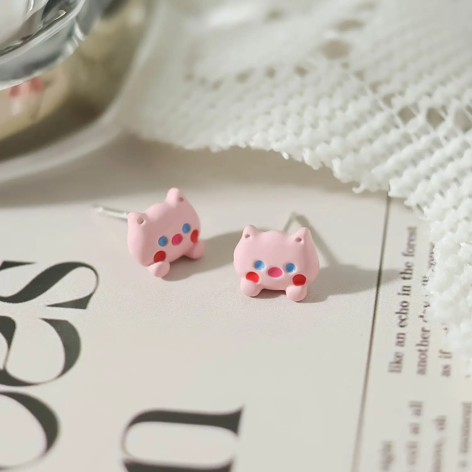 Small Animal Earrings Autumn Winter Cartoon Design Wholesale — feature 6