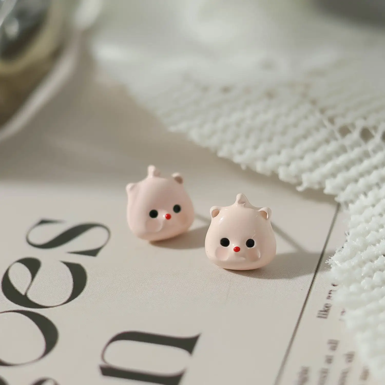 Small Animal Earrings Autumn Winter Cartoon Design Wholesale - Image 17