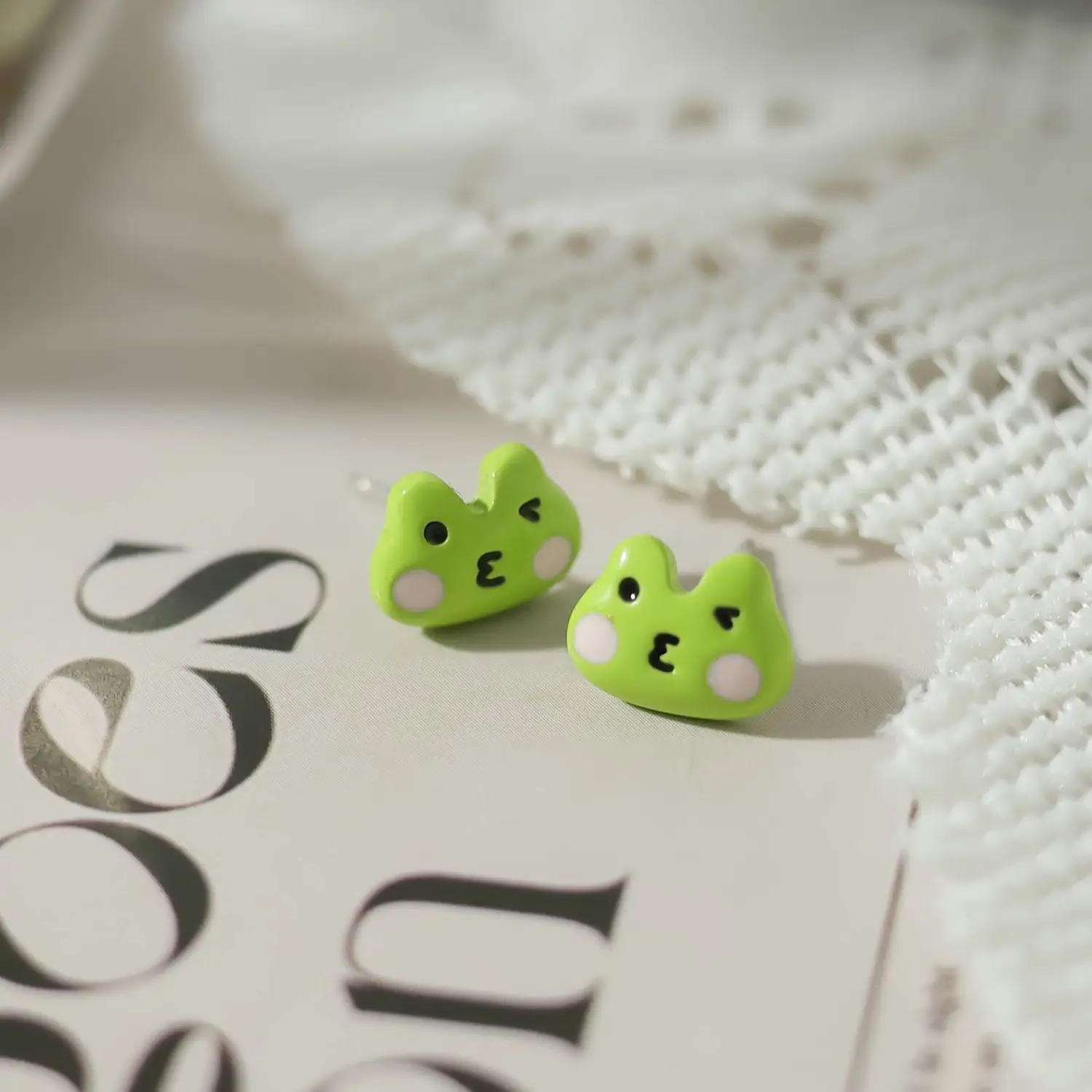 Small Animal Earrings Autumn Winter Cartoon Design Wholesale - Image 25