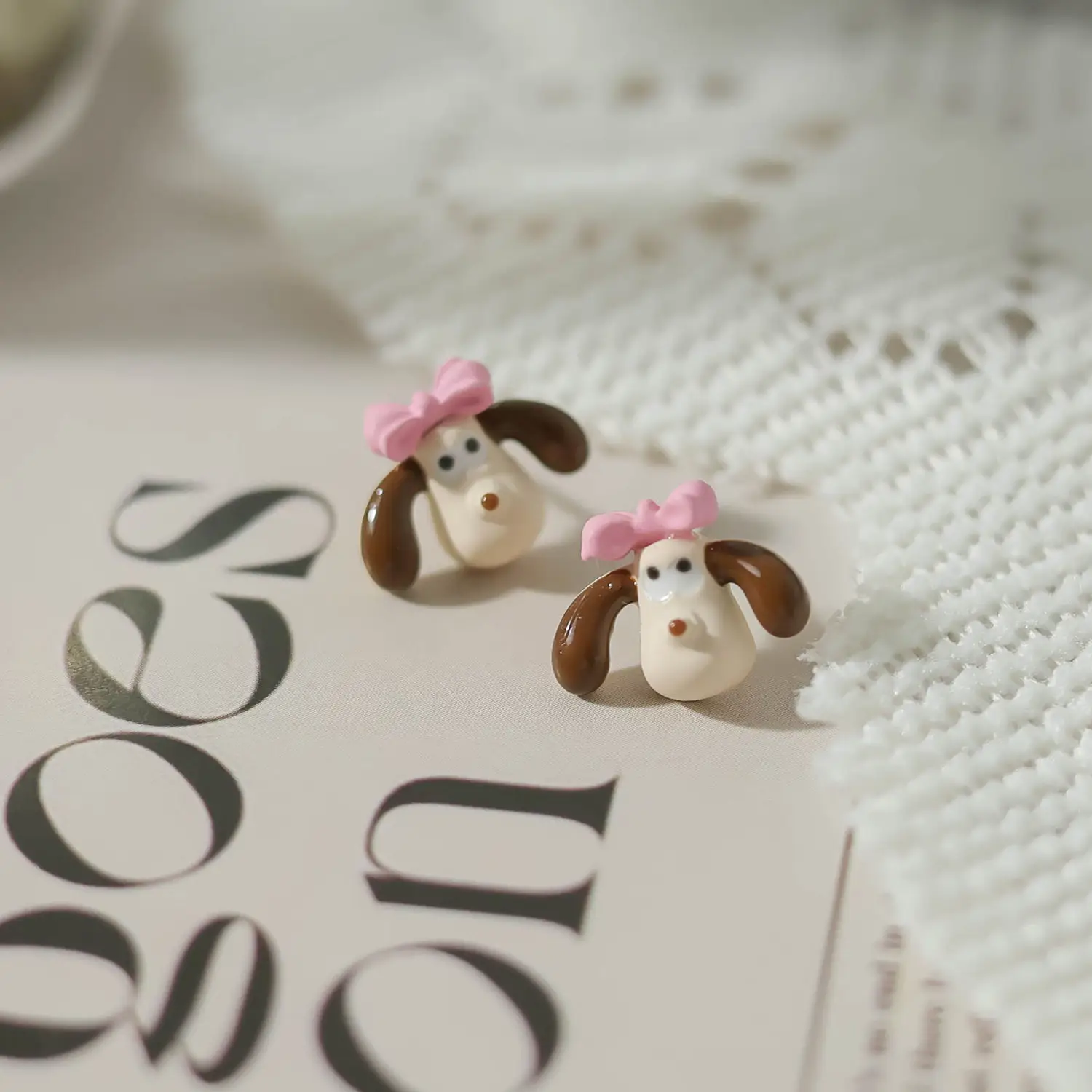 Small Animal Earrings Autumn Winter Cartoon Design Wholesale - Image 27