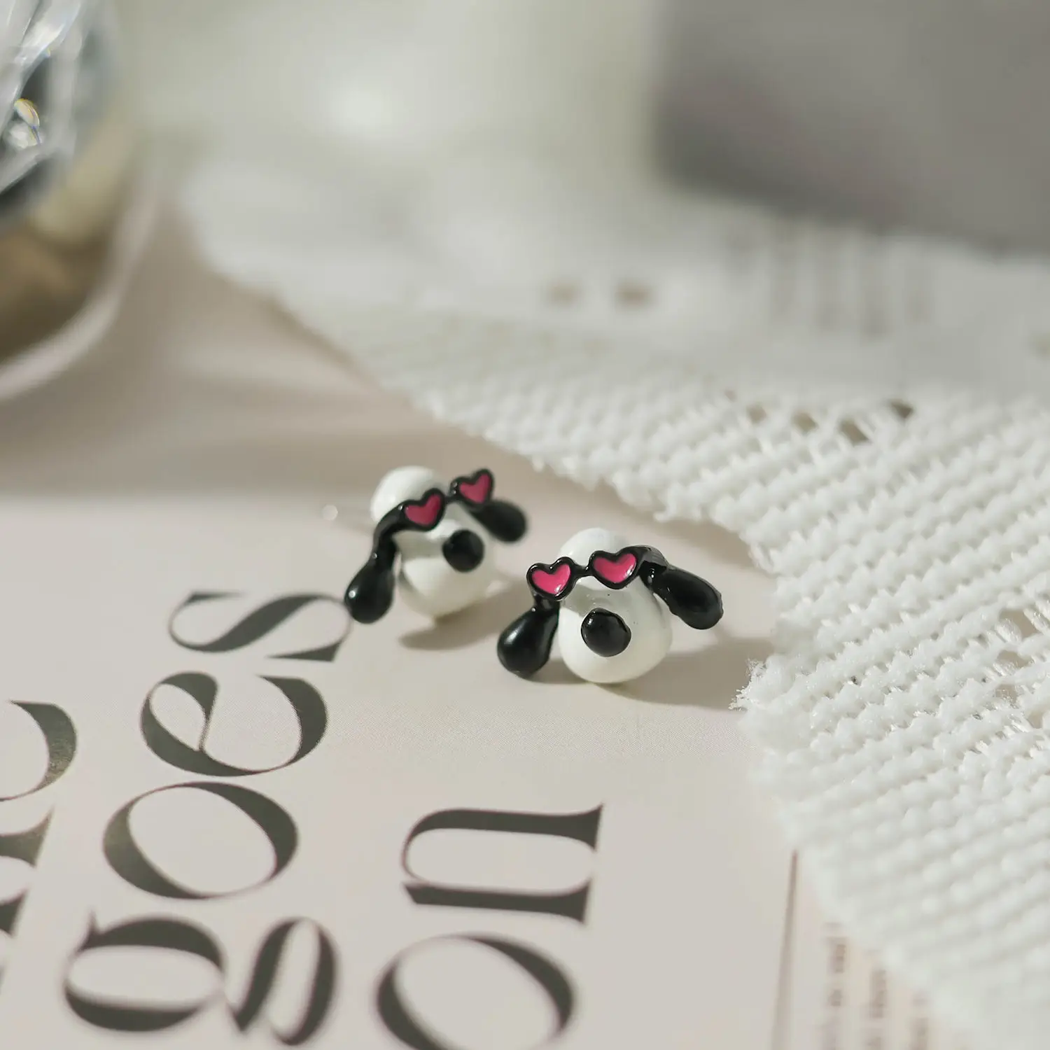 Small Animal Earrings Autumn Winter Cartoon Design Wholesale - Image 28