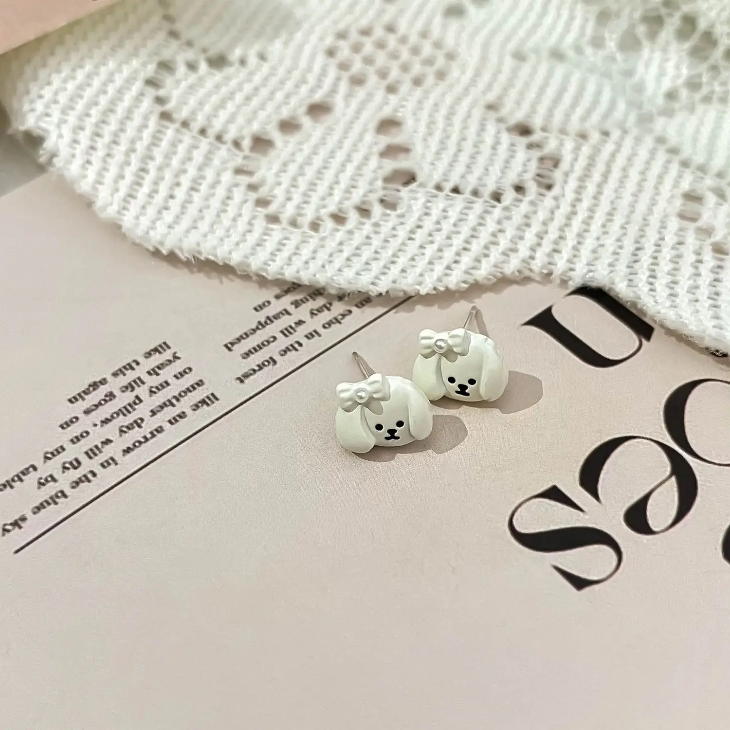 Small Animal Earrings Autumn Winter Cartoon Design Wholesale - Image 32