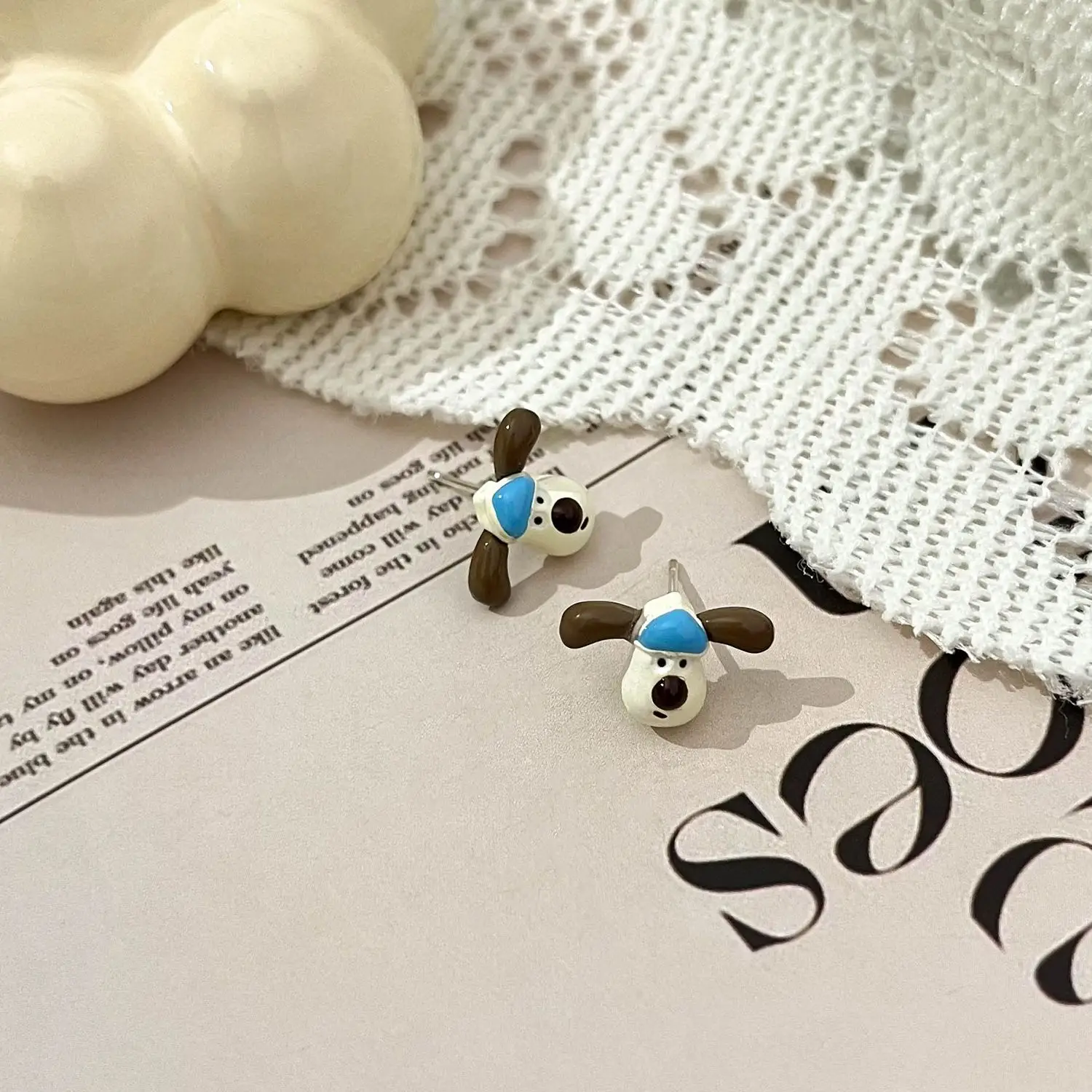 Small Animal Earrings Autumn Winter Cartoon Design Wholesale - Image 36