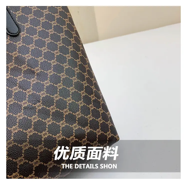 Women's 2024 Winter Tote Bag with Guitured Pattern — feature 5