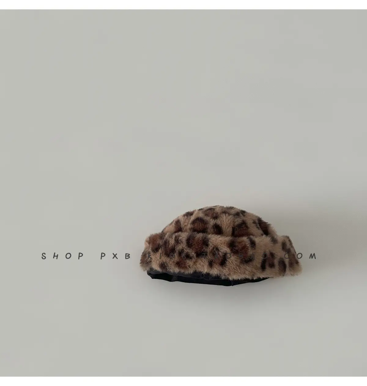 Leopard Print Winter Cap for Boys Girls Warm Plush — feature 14