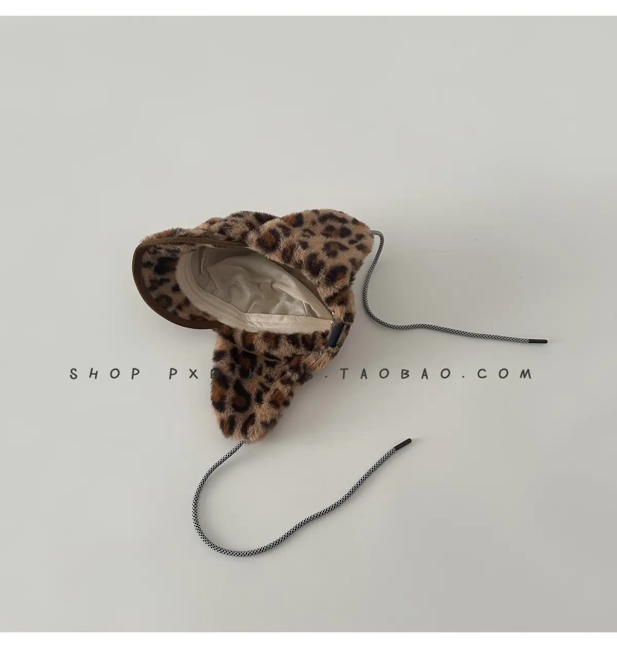Leopard Print Winter Cap for Boys Girls Warm Plush — feature 24
