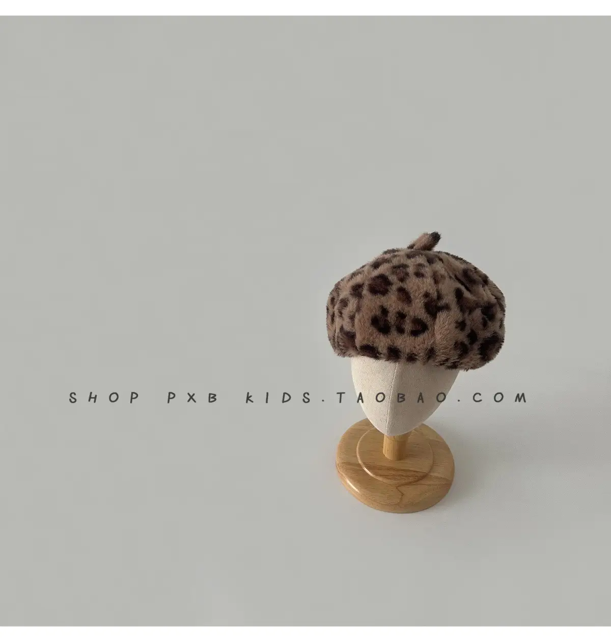 Leopard Print Winter Cap for Boys Girls Warm Plush — feature 37