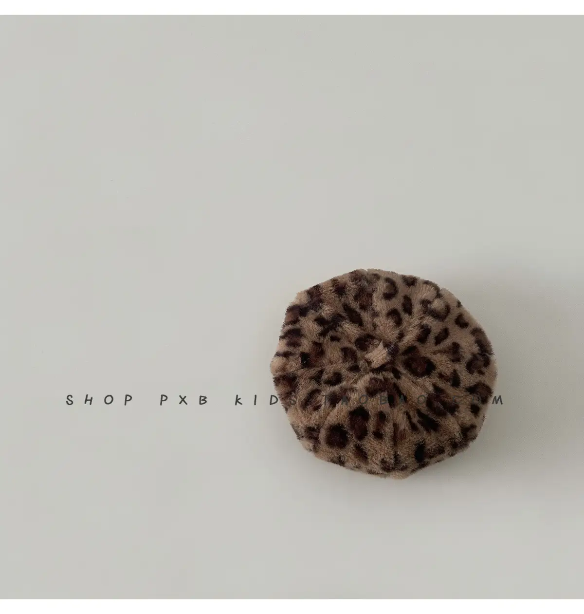 Leopard Print Winter Cap for Boys Girls Warm Plush — feature 38
