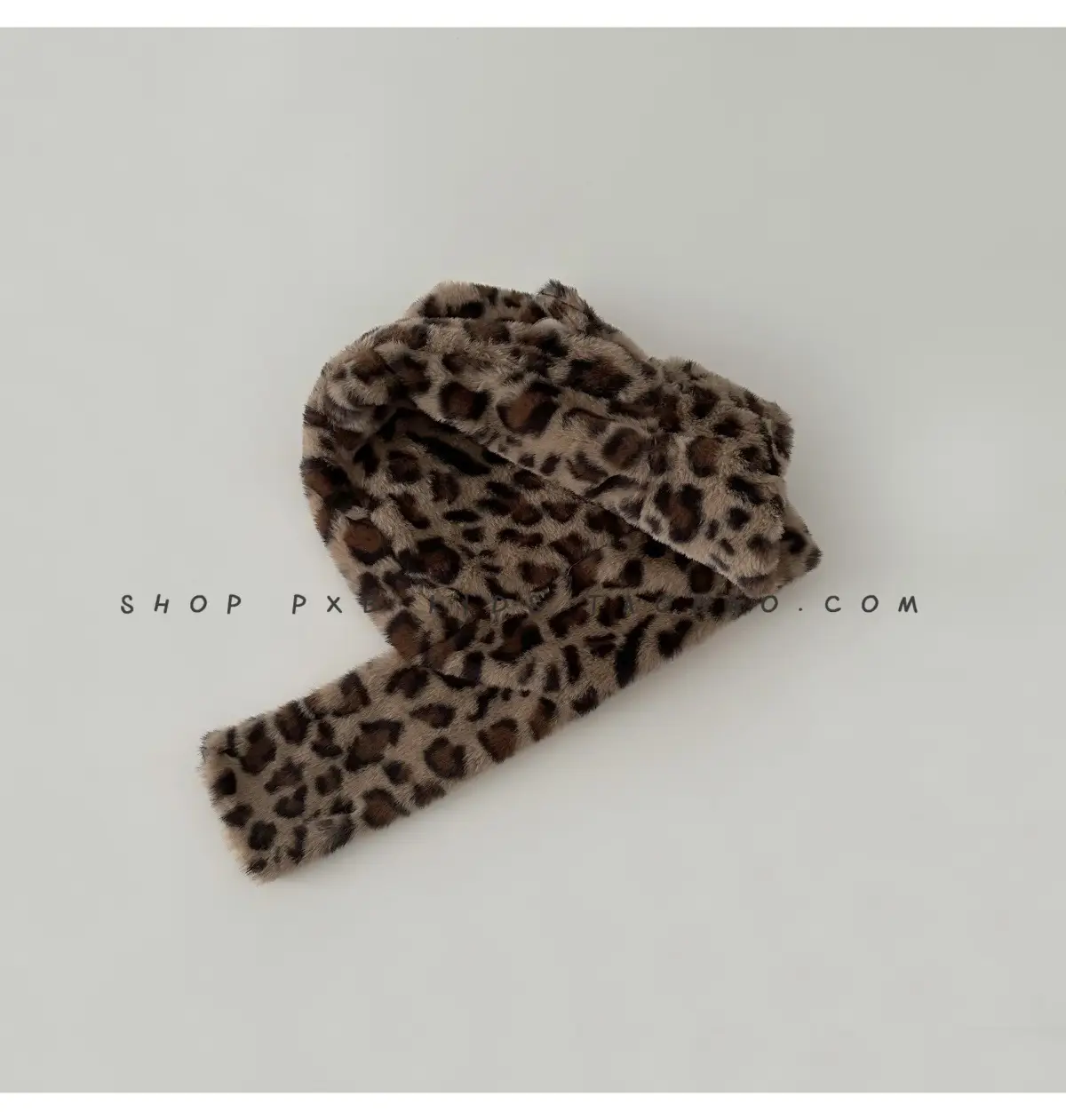 Leopard Print Winter Cap for Boys Girls Warm Plush — feature 50