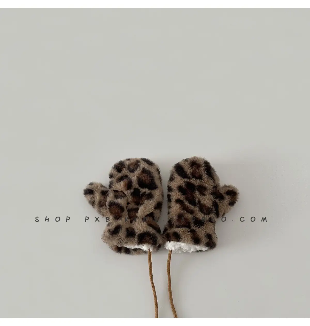 Leopard Print Winter Cap for Boys Girls Warm Plush — feature 52