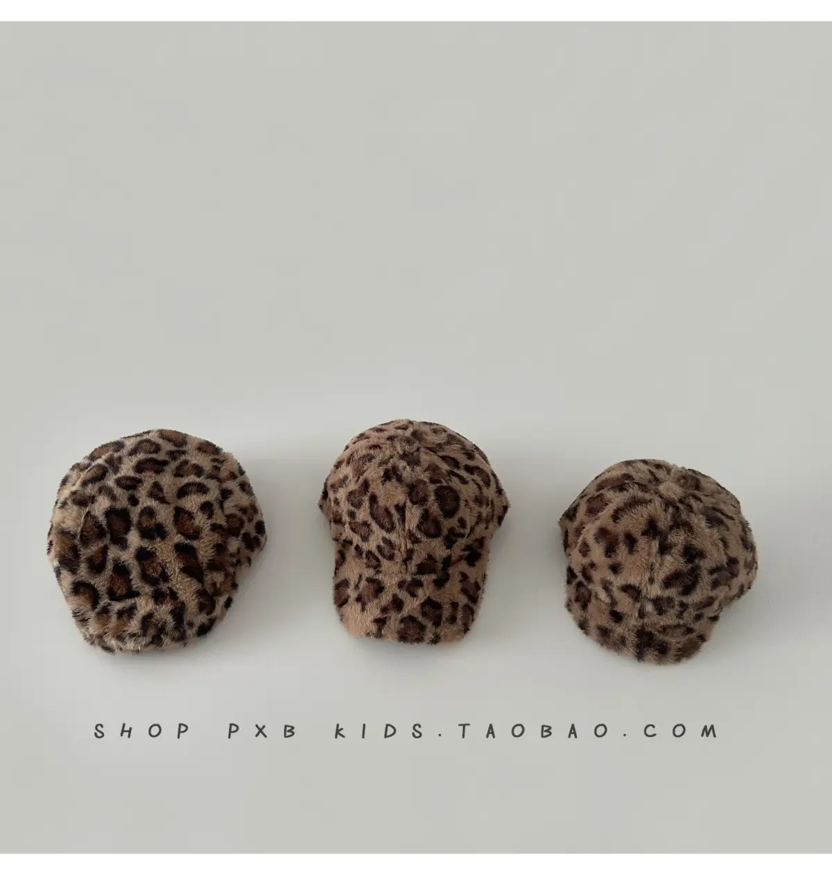 Leopard Print Winter Cap for Boys Girls Warm Plush — feature 6