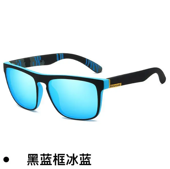 Men's Polarized Sunglasses Retro Sports Red Black — feature 11