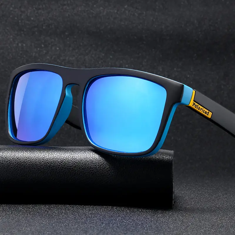 Men's Polarized Sunglasses Retro Sports Red Black — feature 20