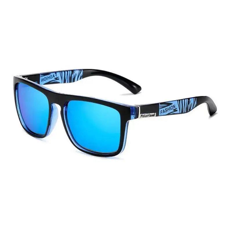 Men's Polarized Sunglasses Retro Sports Red Black — feature 35