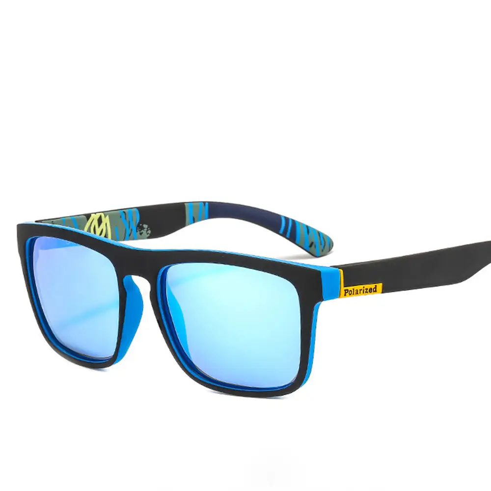 Men's Polarized Sunglasses Retro Sports Red Black — feature 36