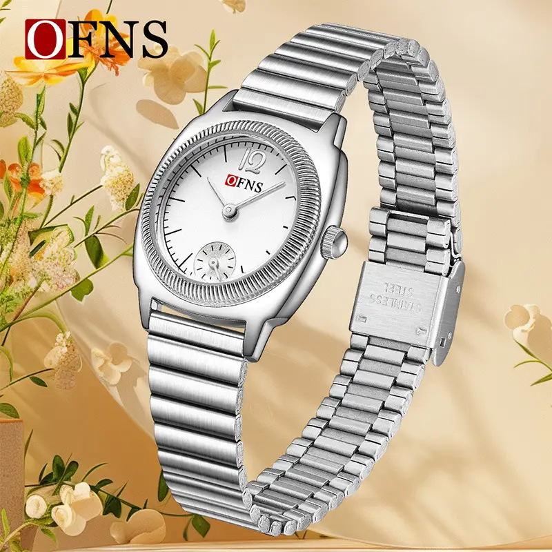 OFNS Women's Gold Antique Tooth Edge Round Watch - Image 14