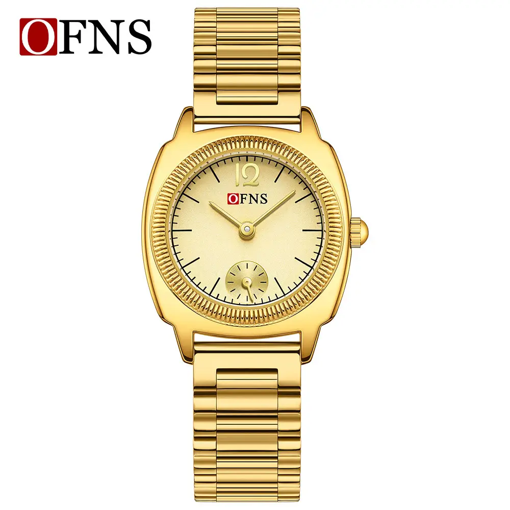 OFNS Women's Gold Antique Tooth Edge Round Watch - Image 18