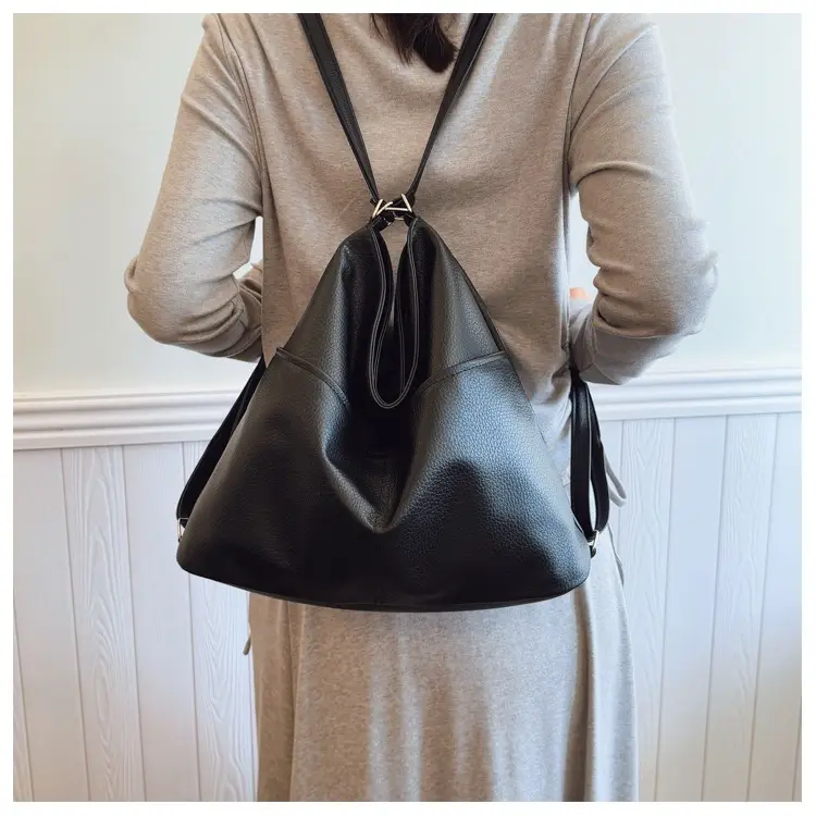 Women's Brown Leather Shoulder Bag 2024 Retro Western Style — feature 14
