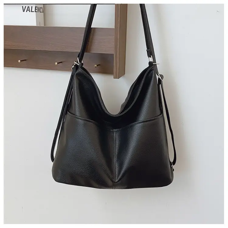 Women's Brown Leather Shoulder Bag 2024 Retro Western Style — feature 18