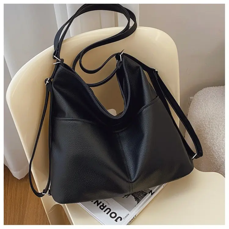 Women's Brown Leather Shoulder Bag 2024 Retro Western Style — feature 22