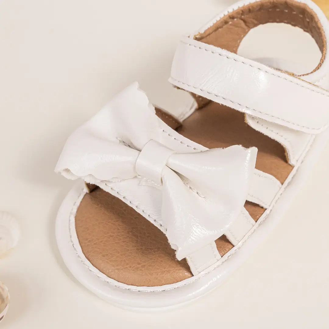 Amazon Cross Border Bow Baby Toddler Shoes 2025 Summer New Solid Color Cute Sandals Baby Shoes — feature 6