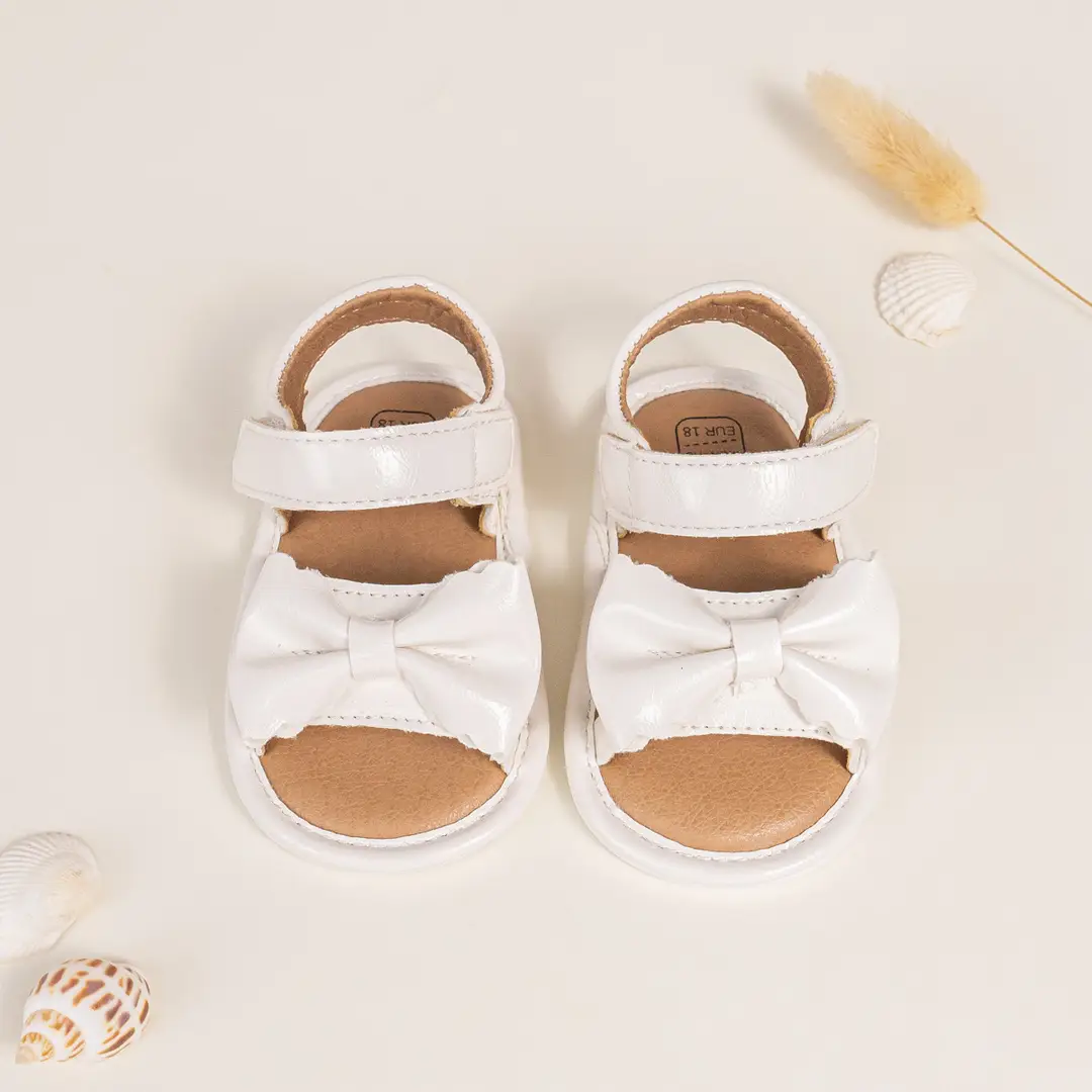 Amazon Cross Border Bow Baby Toddler Shoes 2025 Summer New Solid Color Cute Sandals Baby Shoes — feature 7