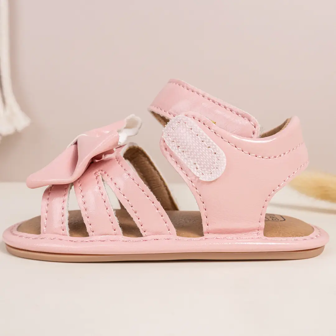 Amazon Cross Border Bow Baby Toddler Shoes 2025 Summer New Solid Color Cute Sandals Baby Shoes — feature 9