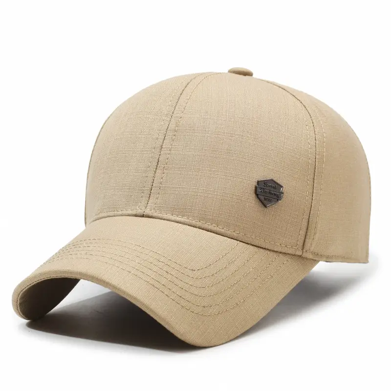 Black Baseball Cap for Men Middle Age - Image 4