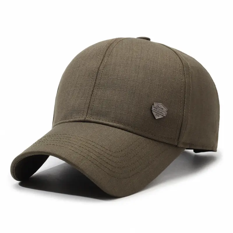 Black Baseball Cap for Men Middle Age - Image 5
