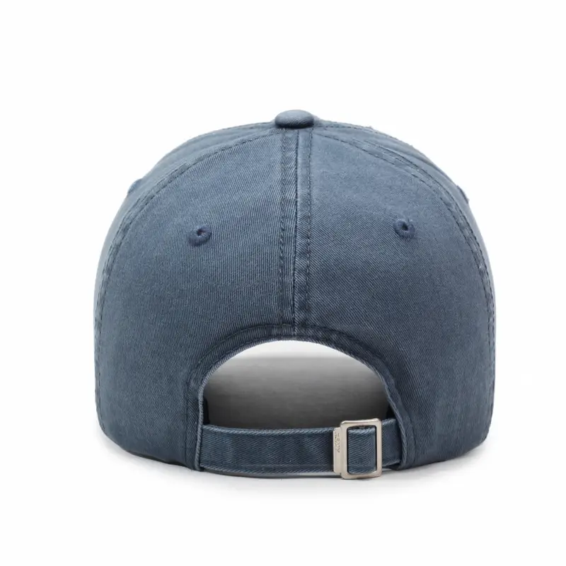 Men's Denim Retro Washed Cap with Letter Embroidery - Image 6